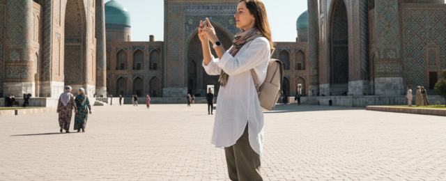 ウズベキスタンの個人旅行サポートに関する記事のアイキャッチ
