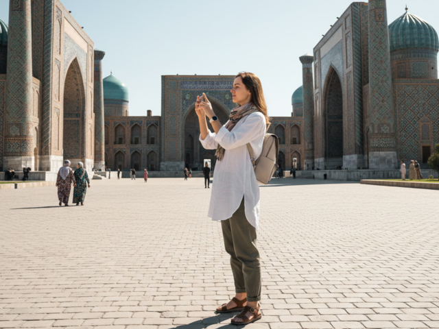 ウズベキスタンの個人旅行サポートに関する記事のアイキャッチ