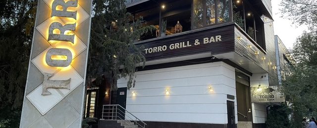 Torro Grill & Barの外観です。私が思うキルギスで一番美味しいステーキレストラン