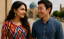 ウズベキスタン人の女性との出会いに関する記事のアイキャッチ画像です。