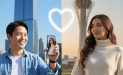 カザフスタンの女性との出会いや結婚を考える日本人男性向けの記事のアイキャッチ