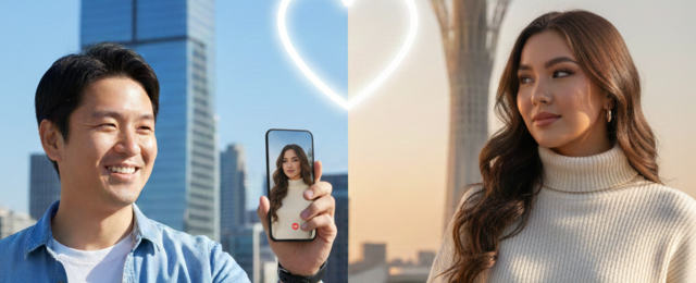 カザフスタンの女性との出会いや結婚を考える日本人男性向けの記事のアイキャッチ