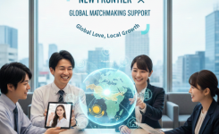 企業に国際結婚の婚活支援をすすめる記事のアイキャッチ