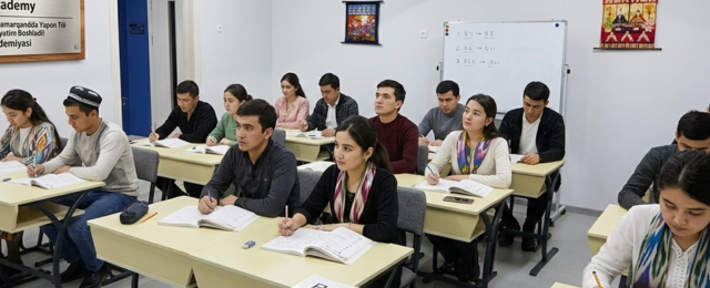 ウズベキスタンのサマルカンドにある奈良アカデミーのイメージ画像
