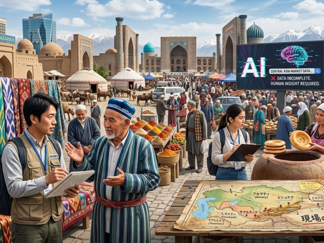 カザフスタン、キルギス、ウズベキスタンの市場調査の注意点の画像